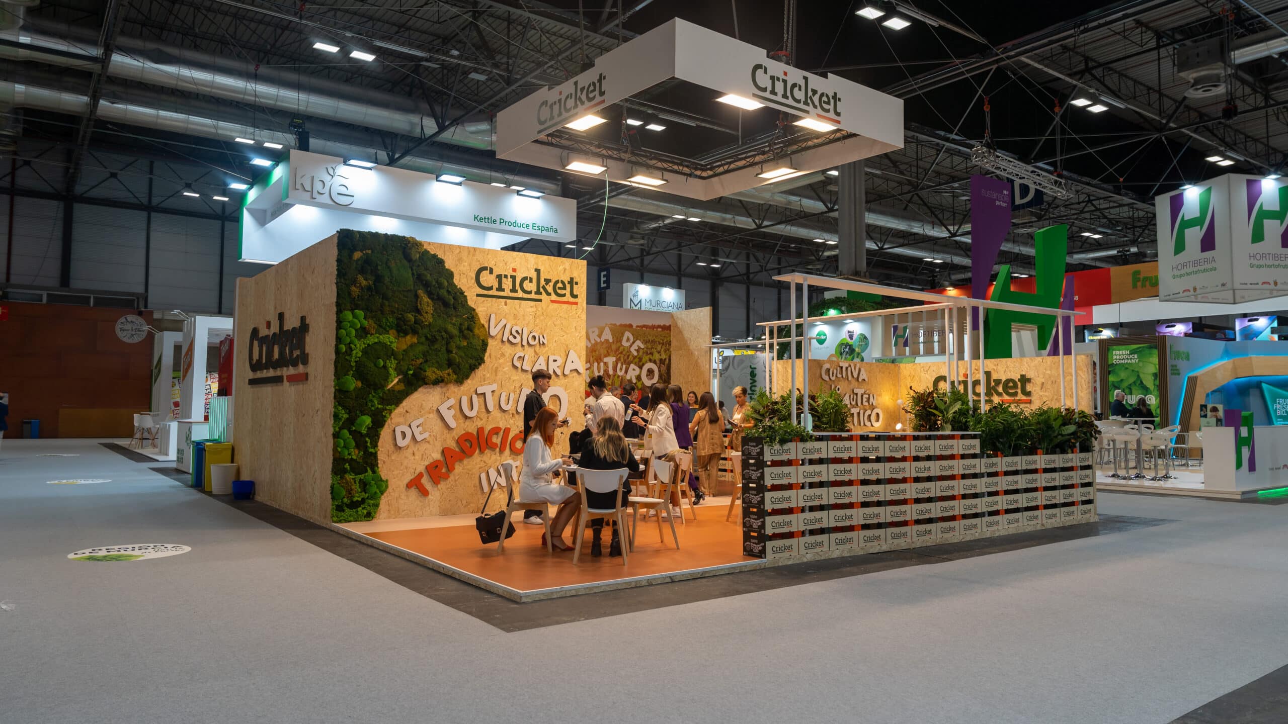 Stand de Cricket en Fruit Attraction 2022 diseñado por BIA3 Consultores